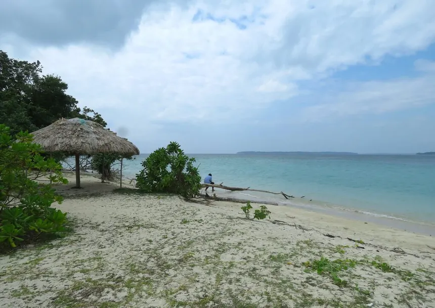 Jolly Buoy Island coral reef beach Andaman