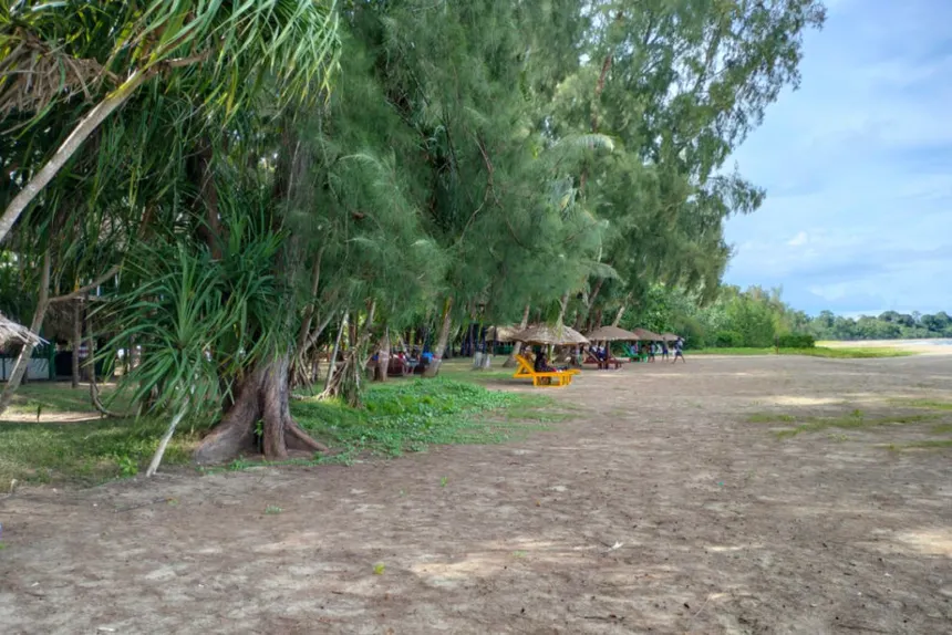 Karmatang Beach long sandy beach North Andaman